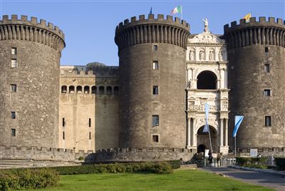 Italien Kampanien Neapel Castel Nuovo